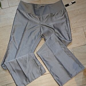 Tahari For Bloomingdales Gray Wide-Leg Pants